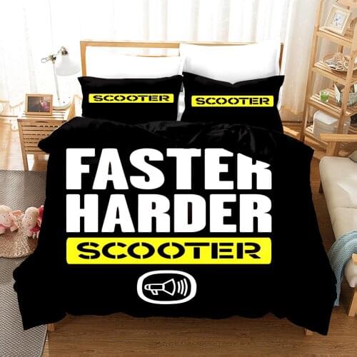 Luxury Scooter German Band Bedding Sets 3D Printed Duvet Cover Set With Pillowcase Twin Queen King 2/3pcs Bedclothes Bed Linen