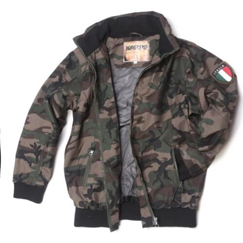 Bomber jacket vest jacket child boy military windproof winter