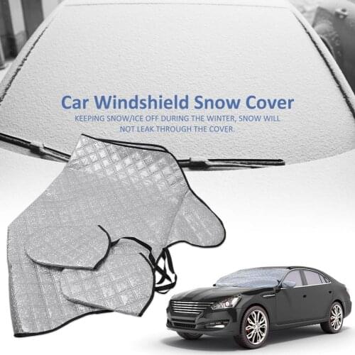 Car Windshield Snow Cover Winter Cover Front Windshield Car Visor Shade For Ice Snow Frost UV Protection For Most Vehicles