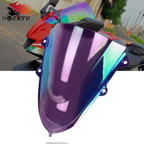 New For YAMAHA YZFR15 V3 2017-2020 2018 2019 YZF-R15 V3 Motorcycle PC Plastic Sport Windshield WindScreen Deflector Visor Viser