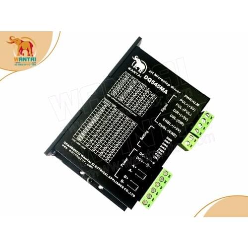 NEW! Wantai Stepper Motor Driver DQ545MA PEAK4.5A 18- 50V 128micro CNC Router Engraving Grind Foam For Nema23 24 34 motor