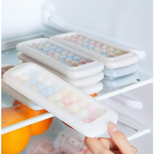 Creative New Spherical Ice Tray Ice Lattice Small Ball 27 Molds Made In China 1pc Ice Mold 20 X 7 X 2cm 27-spherical LDPE L*5