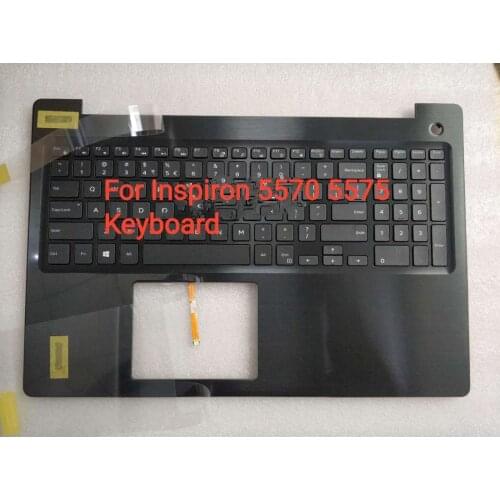 NEW C Case Cover Top Cover For Dell Inspiron 5570 5575 Laptops With backlight Keyboard Palmrest Upper Case 0V1H3J 08D7T9 black