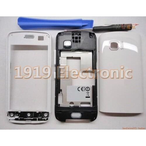 New Full Complete Mobile Phone Housing Cover Case with Keypad For Nokia c5-03 c503 + Tool
