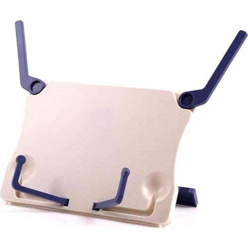 Portable Book Holder Shelf Reading Stand Books Document Recipe Shelf Folding Cookbook Tablet Holder Organizer Rest Rack