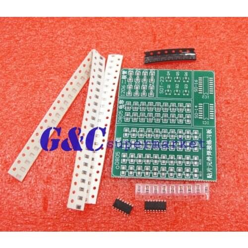 Skill Training SMD SMT Components Practice Board Shield Kit For DIY