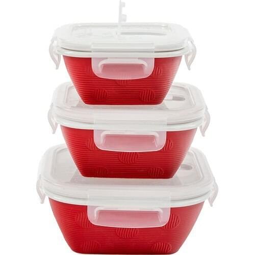 Vitale Red Storage Container