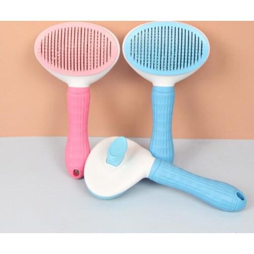 Self cleaning pet brush Slicker Grooming Brush for Dog Cat Hair Shedding and Grooming Fit Various Pet Hair Grooming Tools