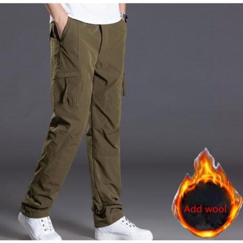 SHIERXI Men's Wool Trousers