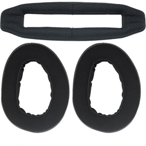 Replacement Ear Pads Cushion Earpads Earmuff Headband for Sennheiser GSP 500 600 Headphones Headset Accessories