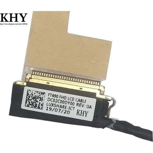 Original LCD Screen Video Cable LCD FHD Cable for ThinkPad T490 T495 P43s series 01YT382 02HK974 DC02C00DY00 DC02C00DY10