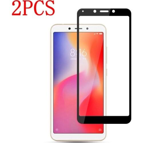 2PCS 3D Tempered Glass For Xiaomi Redmi 6 Full screen Cover Screen Protector Film For Redmi 6A
