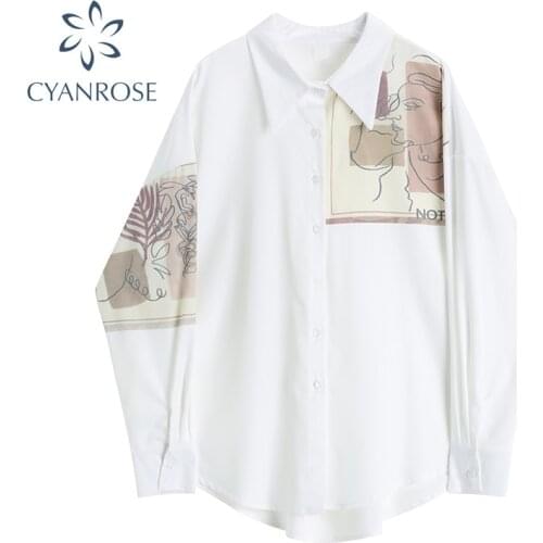 Vintage Blouse Women 2020 Autumn Casual Long Sleeve Button Up Collar Designer Korean Fashion Loose Tops and Blouses Shirt