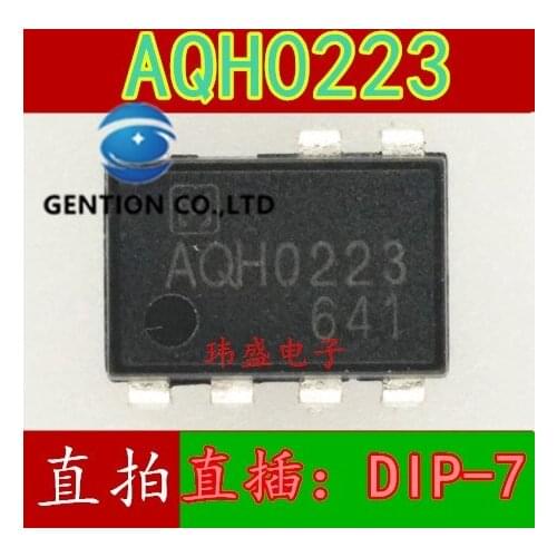 10PCS AQH0223 DIP7 solid state relay IC chip integrated block in stock 100% new and original
