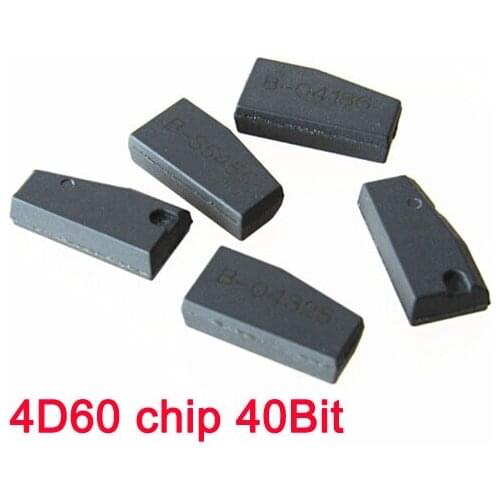 20PCS/Lot New 4D60 Chip 40Bit ceramic transponder chip, auto transponder key, high-capacity 4D60 chip+Free shipping