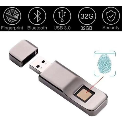 32GB Fingerprint U Disk Encryption USB 3.0 Flash Disk Portable High-speed Identification Memory U Disk
