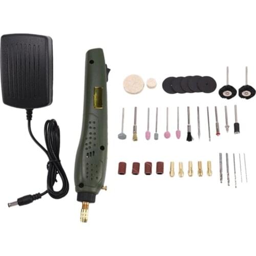 42In1 Portable Mini Electric Drill Set 16000Rpm Grinding Machine Engraving Drill Polishing Drill (EU PLUG)