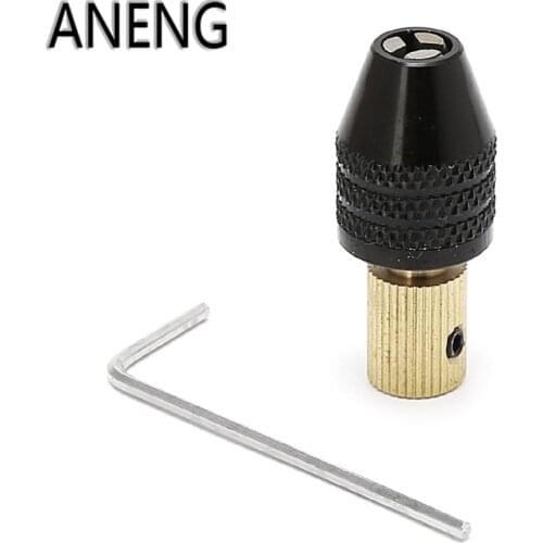 ANENG 3.17mm Electric Motor Shaft Mini Chuck Fixture Clamp 0.3mm-3.5mm Drill Bit