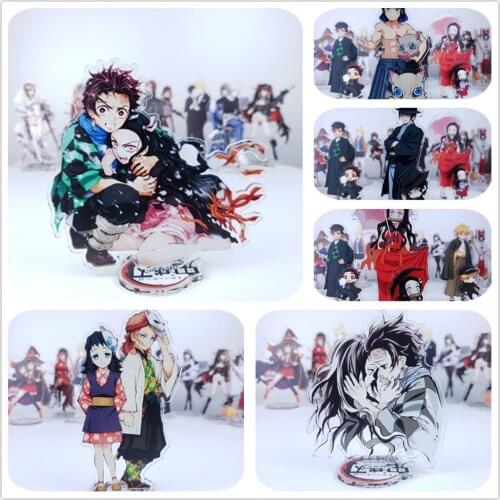 Anime Demon Slayer Kimetsu No Yaiba Tanjirou Kamado Acrylic Stand Figure Desktop Decoration Collection Model Toy Doll Gifts