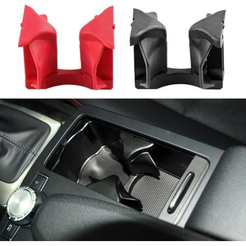 Car Center Console Water Cup Holder Insert Divider Board For Mercedes-Benz C E GLK Class W204 W207 W212 X204 Car Styling