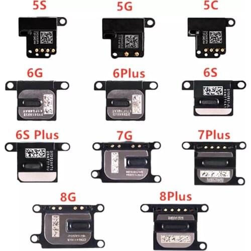 Earpiece Speaker For iPhone 5 5S 5C 6 6G 6S 7 8 Plus X XR XSMax Ear Speaker Sound Receiver Earphone Flex Cable Replacement Parts