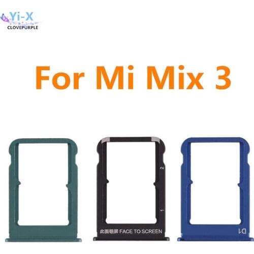 For Xiaomi Mi mix 3 mix3 Sim Micro SIM Card SD Reader Holder Sim Tray Adapter