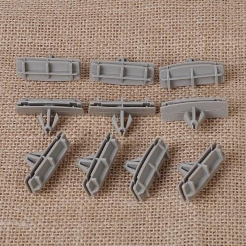 DWCX 20pcs Gray Fender Flare Moulding Clips 55157055AA For Jeep Liberty Wrangler 2005-2008 2009 2010 2011 2012 2013 2014 2015