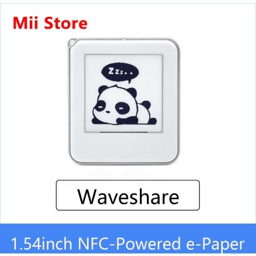 Waveshare 1.54inch NFC-Powered e-Paper No Battery Wireless Powering & Data Transfer Red/Black/White Three-Color Displaying