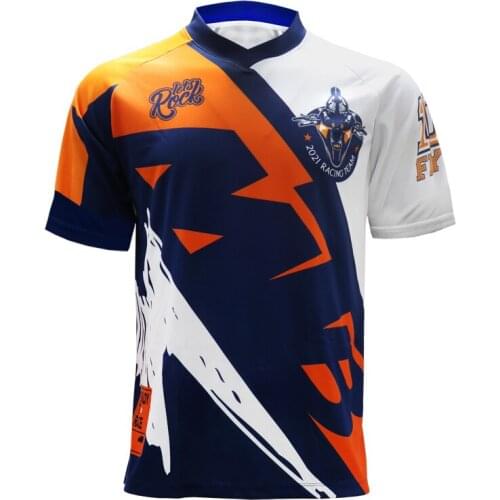 Quick dey summer short sleeve Mountain Bike Motocross Jersey BMX DH MTB Bicycle T-Shirt Clothes Sportswear Downhill wear