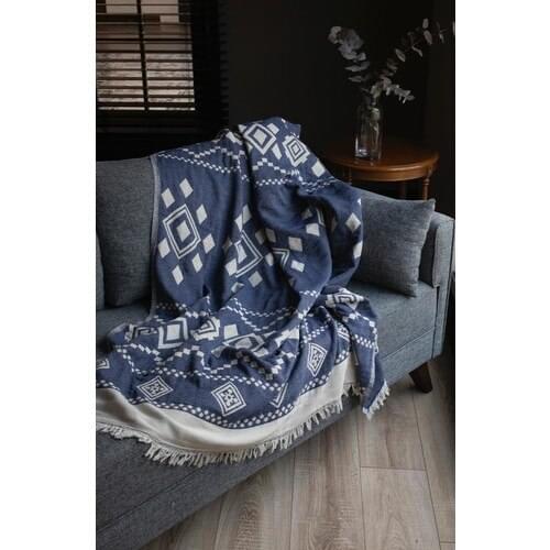 Rucheteks Anatole Cotton Tv Blankets