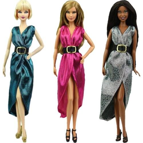 Doll 15 Styles Barbies Clothes Accessories Siamese Fashion Clothes,Dress For Barbies Russian DIY Toy Birthday Girls Gifts