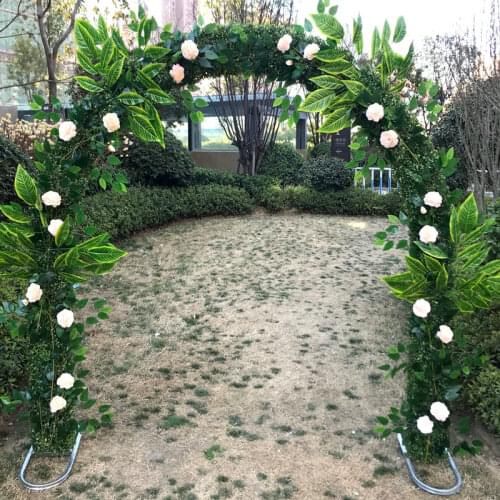 New arch flower rack decoration wedding flower menson wedding cherry blossom arch bracket shop opening layout