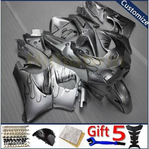 Motorcycle fairing For CBR919RR 1998 1999 CBR 919 RR 98 99 ABS plastic motor Fairing kit silver