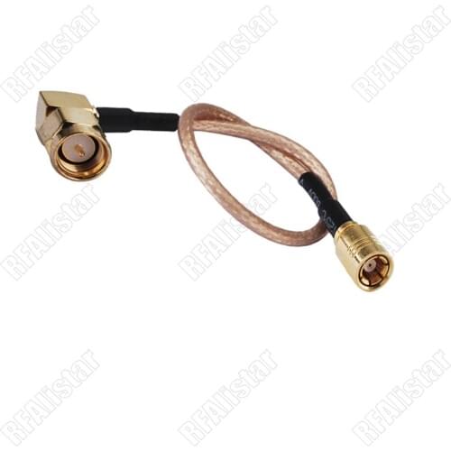 SMA Male Right Angle to SMB Female Jack RG316 RF Pigtail Cable Assembly For Wifi 15cm/30cm/50cm/80cm/1M/2Meter Or Custom Service