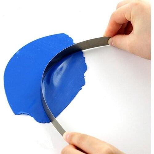 1PC Pottery Flexible Stainless Clay Polymer Handicraft Clay Cutter Blade Ceramic DIY Tools Modeling Fabric Art Sculpting Slicer