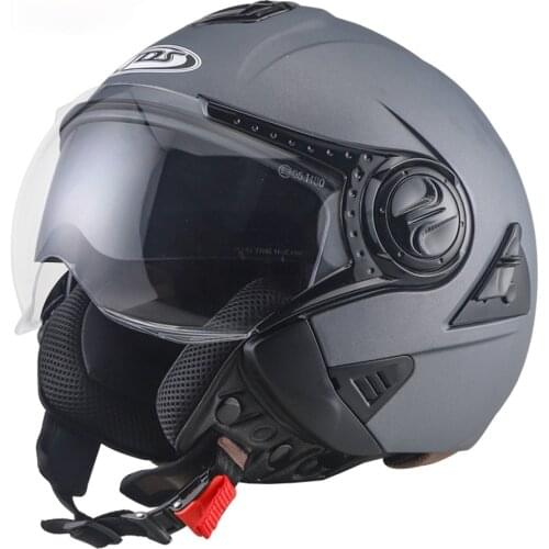 Helmet Motorcycle Double Lens Casco Moto Open Face Scooter Helmet Motorbike Racing Helmet Casco Vintage Helmet For Men And Women