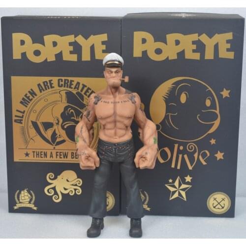 1/6 Headplay 12" Popeye the Sailor Man Resin Statue Figure TATTOO BODY Color Box