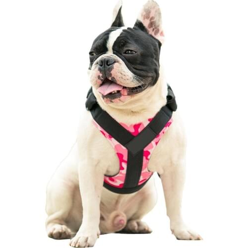 Reflective Nylon Large pet Dog Harness Adjustable Pet Vest Outdoor Walking Comfortable Pet Harness Dog Accessories