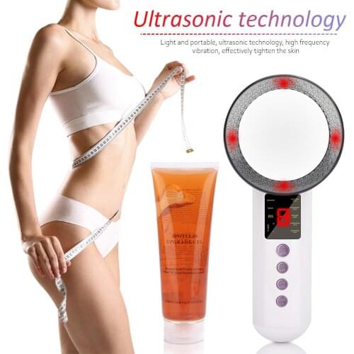 Ultrasound Cavitation EMS Machine with Body Slimming Gel Fat Burner Device Galvanic Infrared Ultrasonic Weight Loss Products