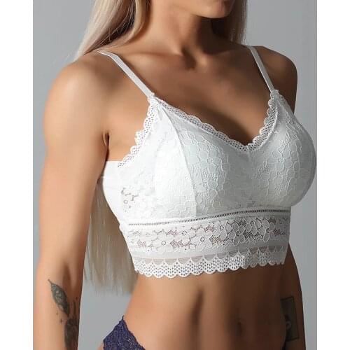 2021 New Seamless Sexy Bra For Women Backless Push Up Wireless Lace Bra Top Women Plus Size Bralette Underwear Female Underwear