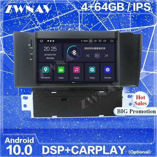 2 Din Android 10 Screen Player GPS For Citroen C4 C4L DS4 2012 2013 2014 2015 2016 Auto Radio Stereo Multimedia Player Head Unit