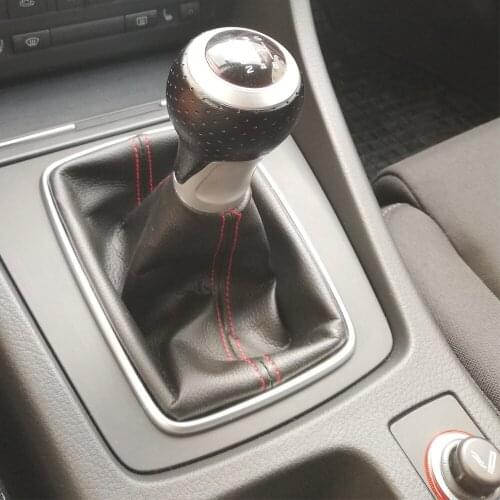 For Audi A4(2001-2008)B6(2001-2005)A6 C5 (2001)For Seat Exeo(2011)Leon(2000) Gear shift knob head boot Gaitor cover