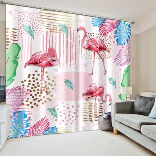 Summer Firebird Landscape Printing Pattern Adult Men and Women Bedroom Living Room Shading Window Cover with Hook Accessories