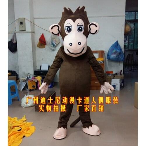 Black Orangutans Mascot Costume Gorilla Ape Simian Adult Advertising Carnival Halloween Xmas Easter Festival