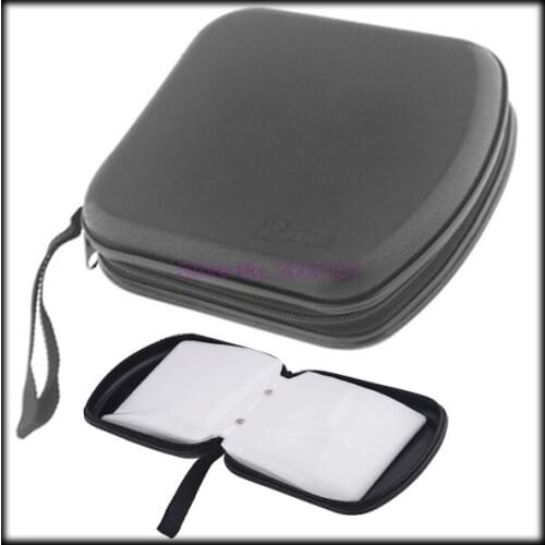 By DHL or EMS 500 pcs Portable Plastic 40 Discs CD/DVD Storage Case orgnizer Bag