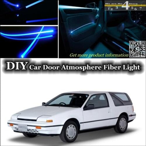 Interior Ambient Light Tuning Atmosphere Fiber Optic Band Lights For Nissan EXA / Pulsar NX N13 Inside Door Panel illumination