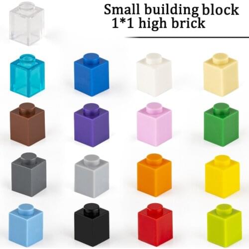 DIY Building Blocks Thick Figures Bricks 1x1 Dots Educational Creative Compatible With 3005 Plastic Toys for Children 0.1 KG
