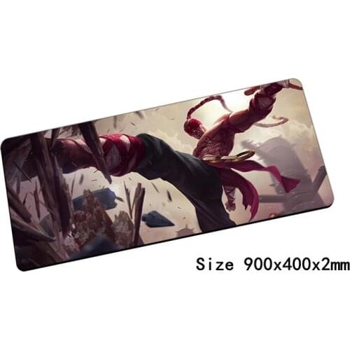 Lee Sin mouse pad 900x400mm pad mouse lol notbook computer mousepad Blind Monk gaming padmouse gamer laptop mouse mats