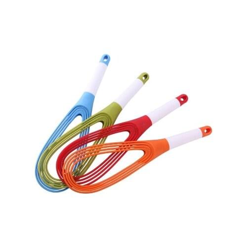 Multifunctional Rotary Manual Egg Beater Mixer Foldable Cream Mixer Eggs Whisk Bake Tool Silicone Eco-Friendly kitchen gadgets