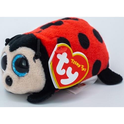 Ty Big eyes (Trixie) plush doll mobile phone wipe ladybug plush toys collection boy girl birthday Christmas Gift 10cm